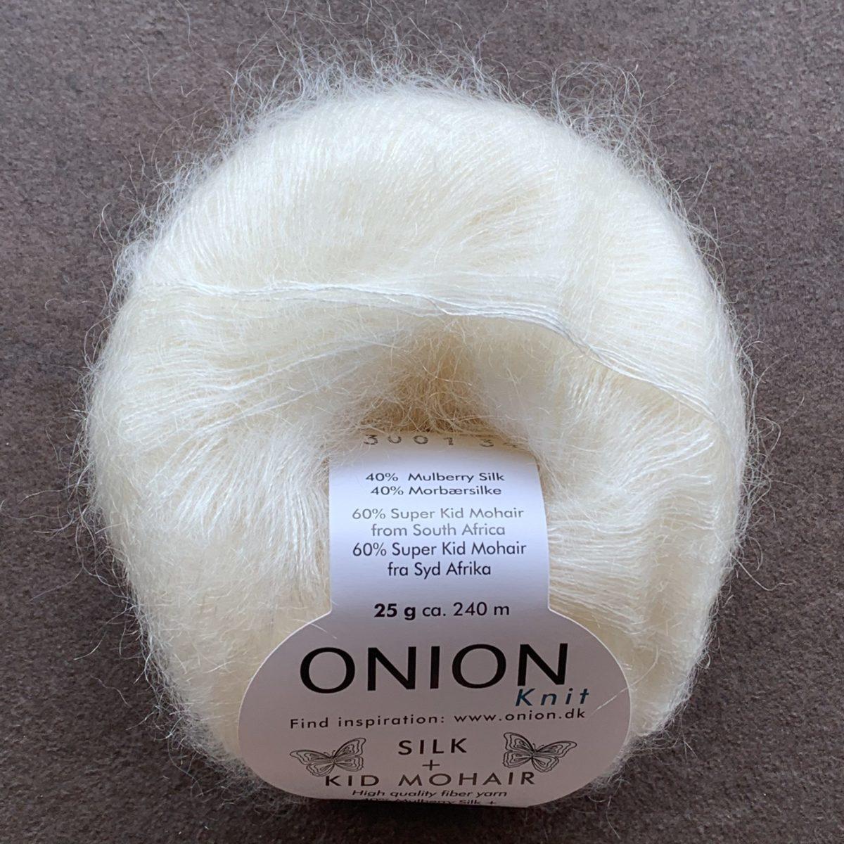 godt er nok sælger MOHAIR GARN - Silk + kid Mohair ONION garn - PINDELIV