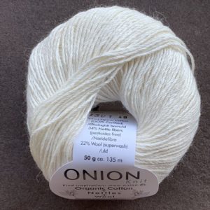 Organic Cotton + Nettles + Wool - GOTS cetificeret garn - ONION