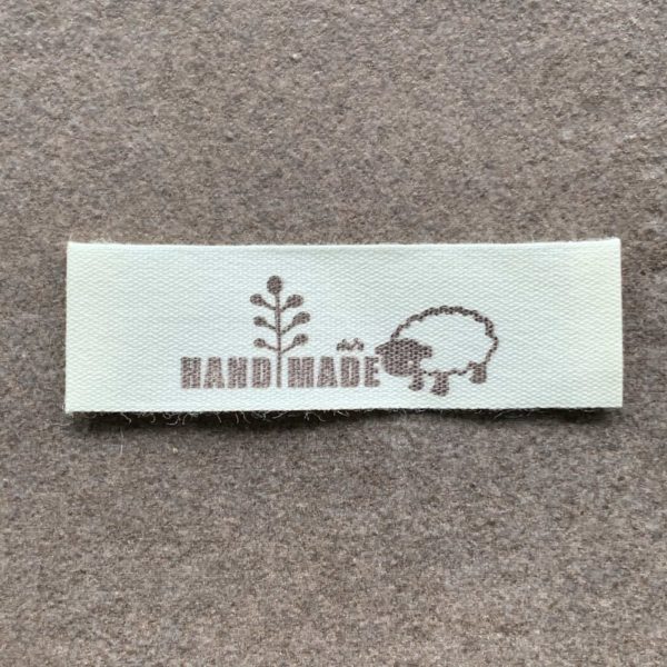 Handmade label til strikkeprojekter
