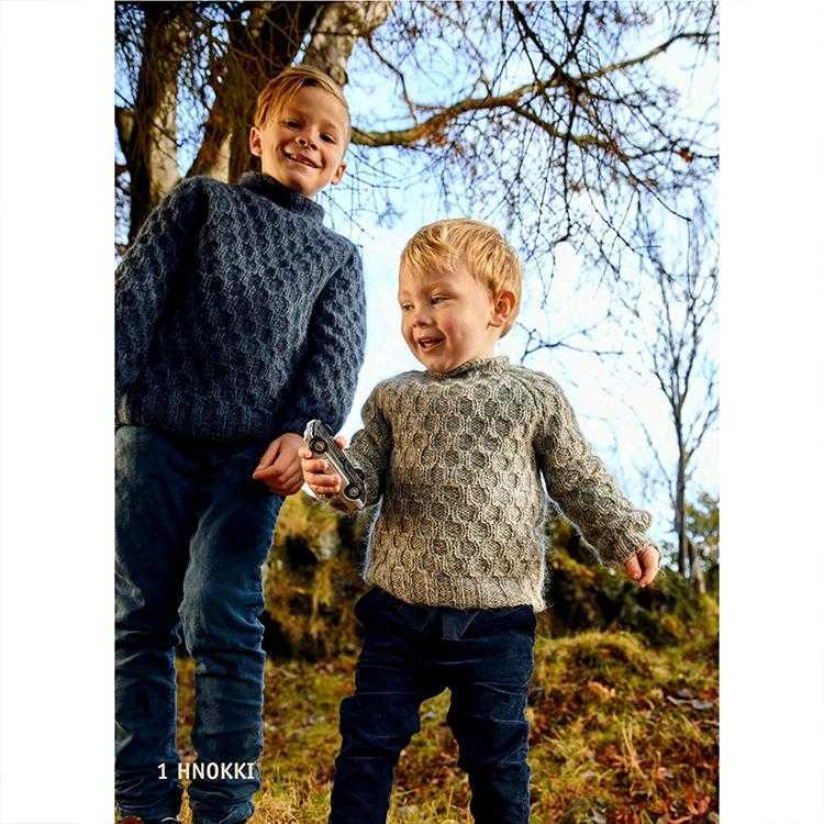 Istex Hnokki islandsk sweater til børn i Lettlopi